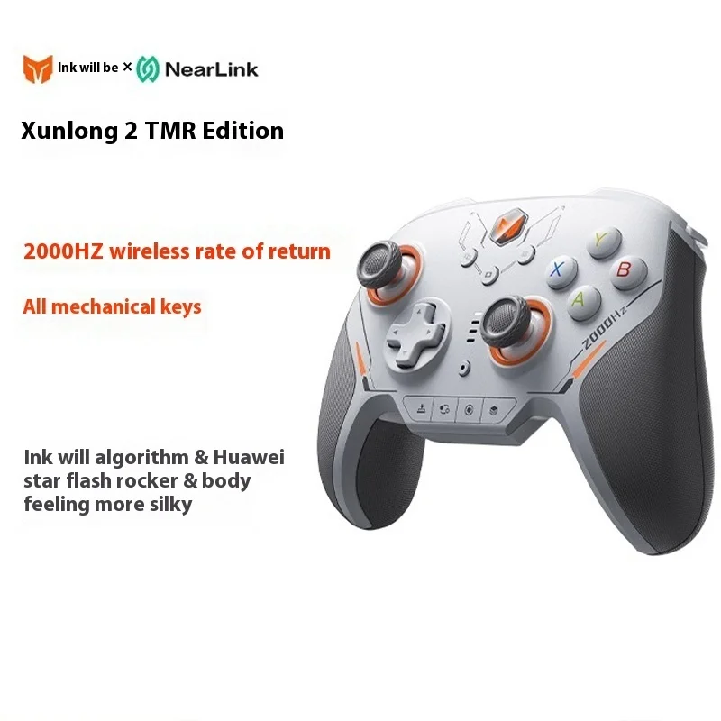 BIGBIGWON Blitz 2 TMR Gamepads Tri Mode NearLink Wireless 2000HZ Game Controller Customized Gyroscope Gamepad For NS PC Steam