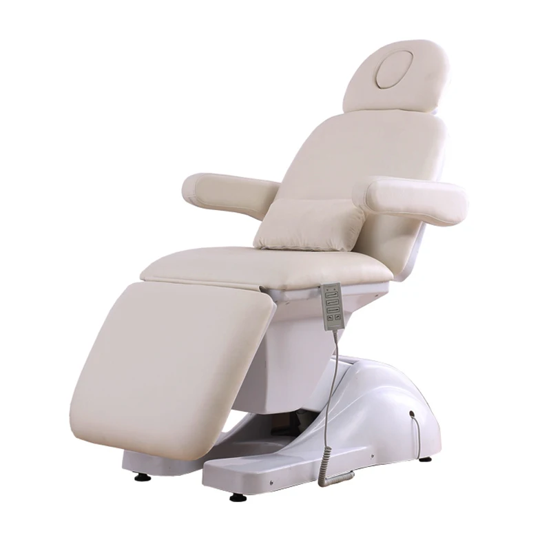 Modern Beauty Shop 3 Motors Electric Spa Facial Bed Salon White Massage Table