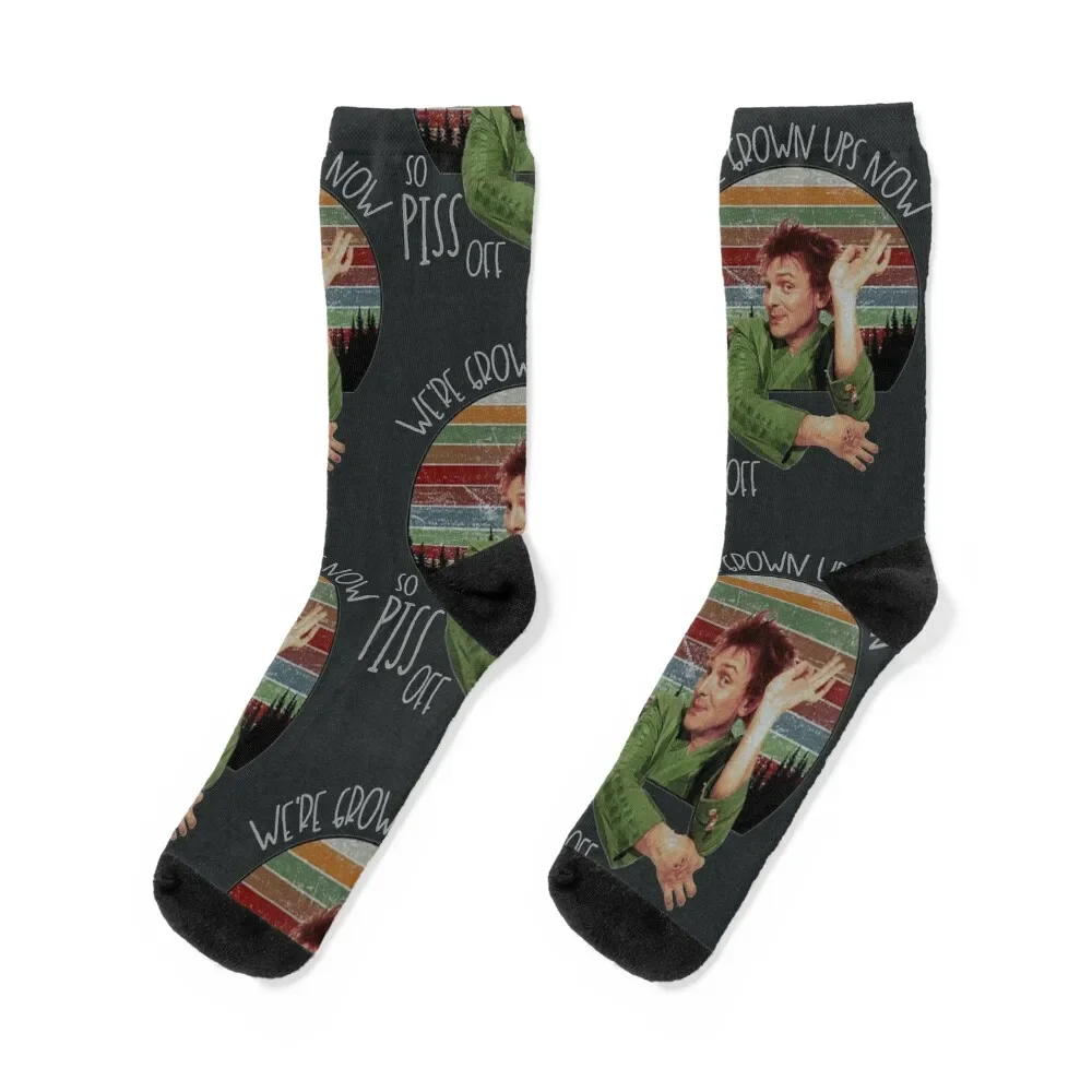 Drop Dead Fred We're Grown Ups Now So Pis Off Socks FASHION basketball Girl'S Socks Men's