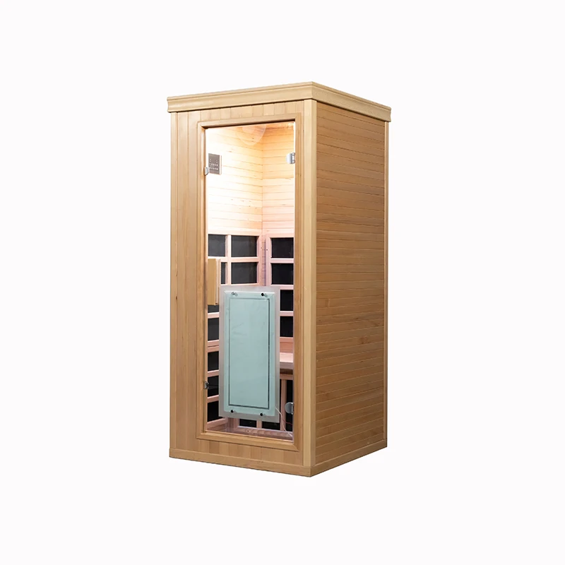 

Delivery Modern 1 Person Size Wooden Dry Steam Indoor Sauna