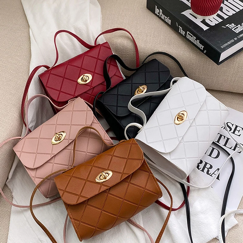 New Small Messenger Bag For Women Trend Leather Female Shoulder Bag Fashion Ladies Crossbody Bags Handbags Women Tote Purse