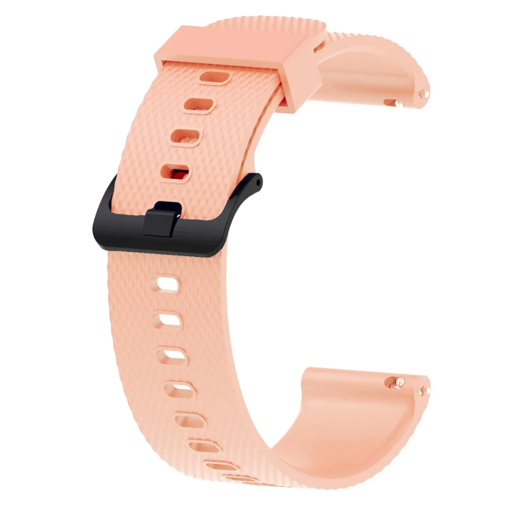FIFATA For Garmin Forernunner 245/Vivoactive 3/Venu Replacement 20MM Sport Silicone Watch Strap For Amazfit GTS/Bip Smart Watch