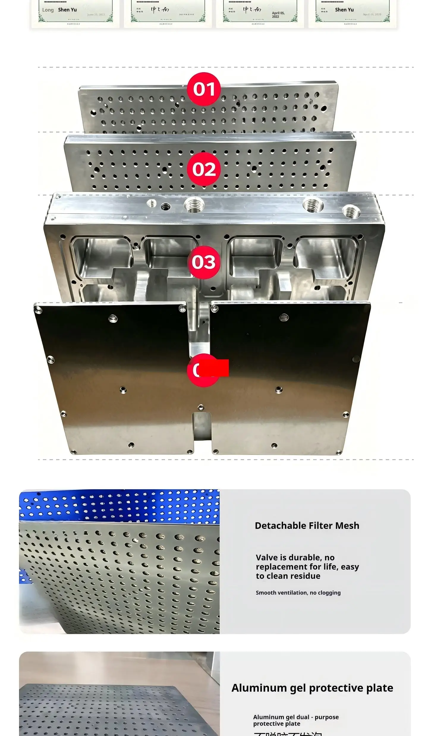 CNC multi-point vacuum suction cup no sealing strip high-strength industrial PVC aluminum plate milling machine machining center