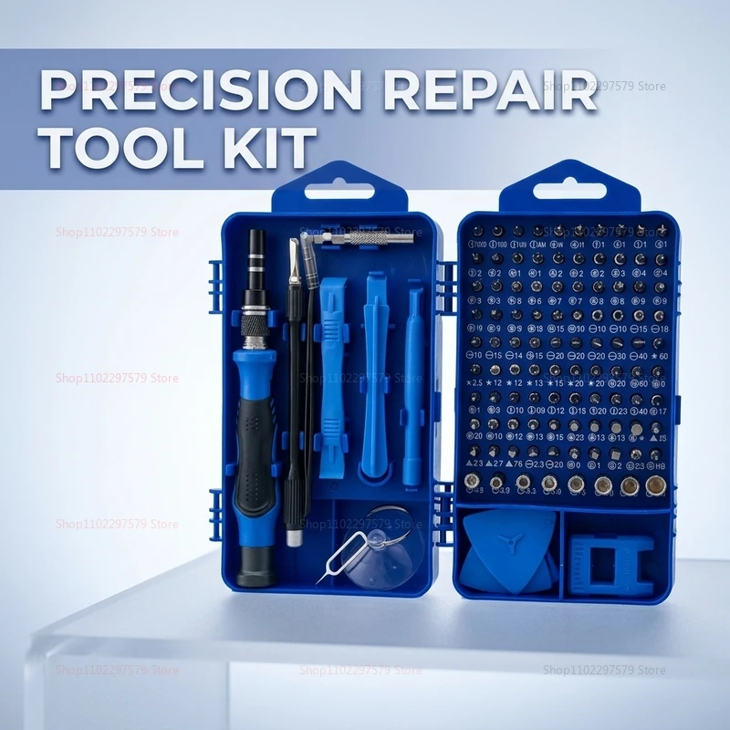 115 in 1 Multi-Functional Electronics Screwdriver Kit Repair Tools for Computers Phones Household Insulation Crafts Ultralight