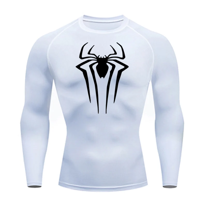 Sun Protection Sports Second Skin Running T-shirt Men\'s Fitness Rashgarda MMA Long Sleeves Compression Shirt Workout Clothing