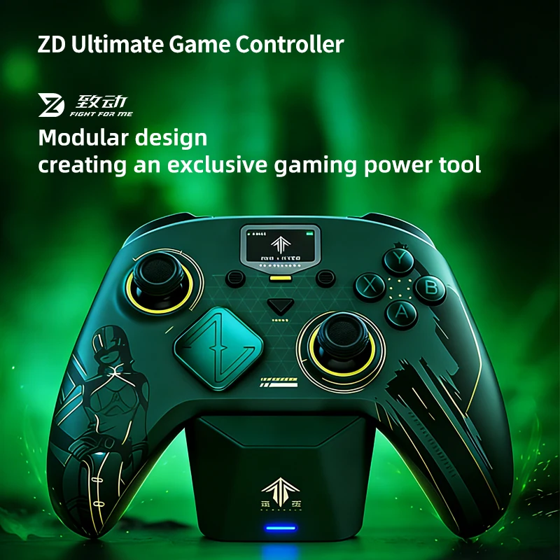 

Игровой контроллер ZD Classic Legend Spirit Cage Limited Edition с Bluetooth, модульным сенсорным управлением для Switch / ПК / Smart TV / Steam Eld