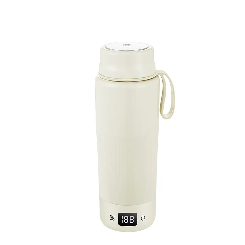 

Portable Electric Kettle Cup 380ml 316 Stainless Steel 4 Temp Control Touch Screen Overheat Protection Leakproof Compact Travel