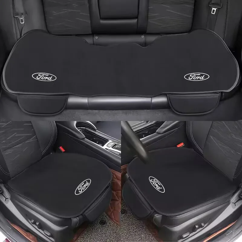 

2/4pc Car Seat Cushion Pad Cover Breathable Non-slip For Ford ST Fiesta Focus Mk2 3 4 Edition Mondeo Fusion Puma St Line Escort