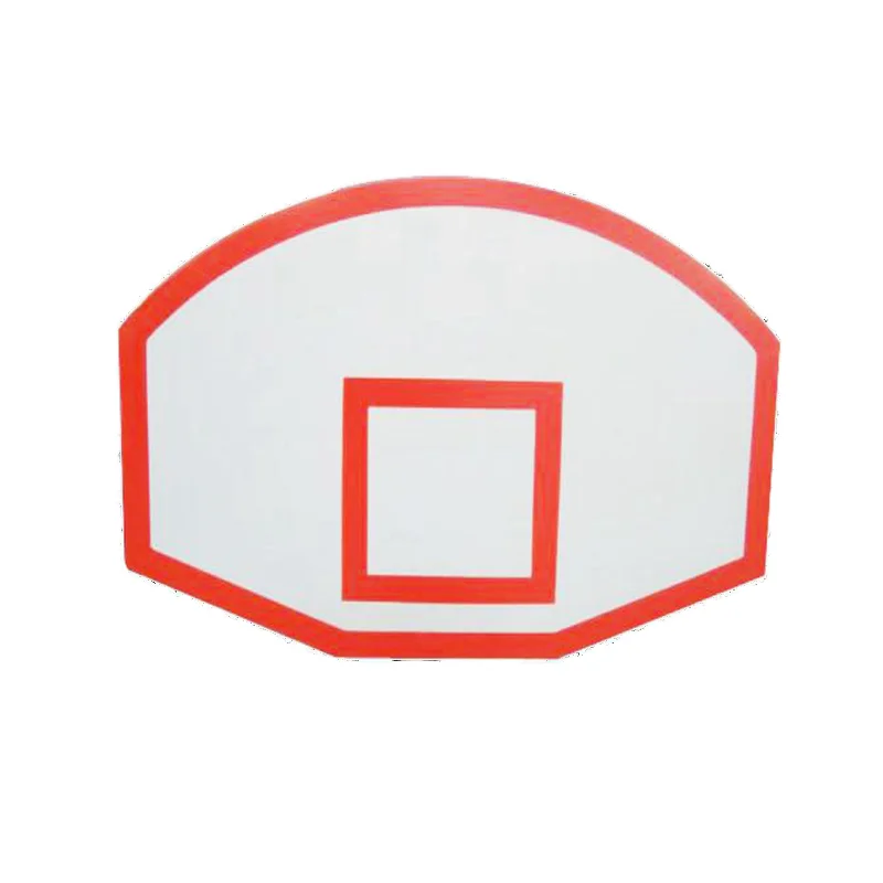 合板製の裏地が付いた木製バスケットボール用バックボード