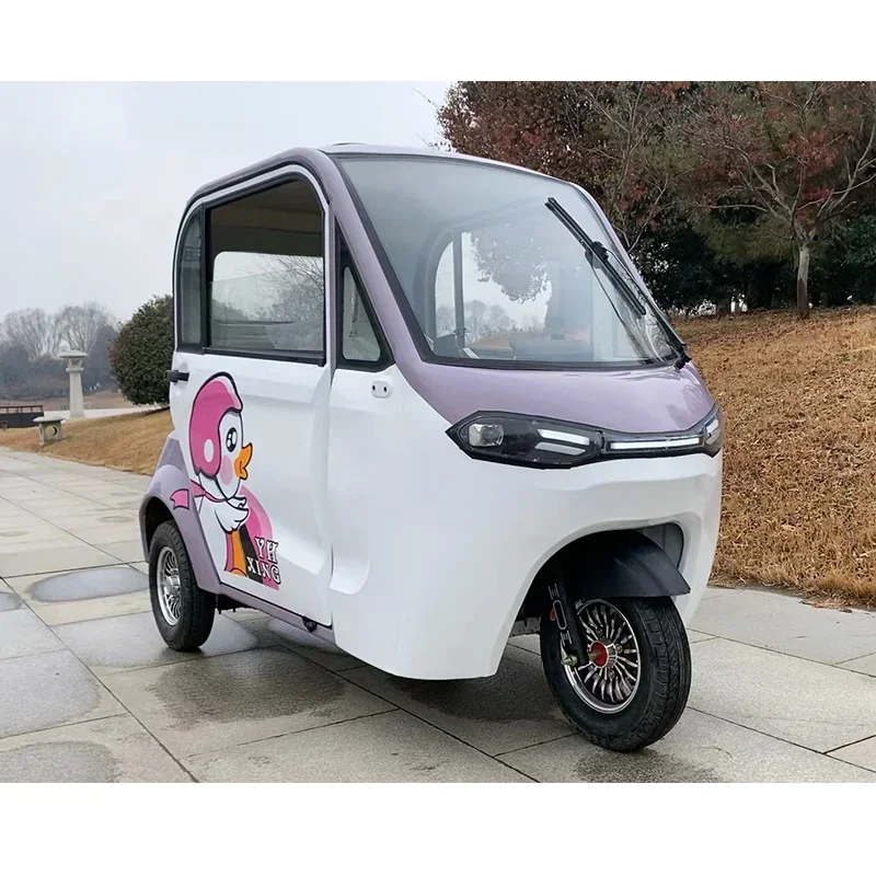 Fully enclosed electric tricycles, household sheds, ladies pick up and drop  children, small scooters, optional national stan