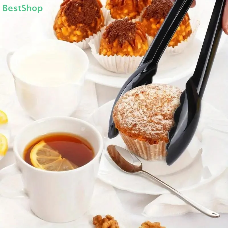 2/4/6 Pack Plastic Clips For Bulk 9 Inch Plastic Serving Clips, Disposable Serving Clips, Heavy Duty Plastic Salad Clips