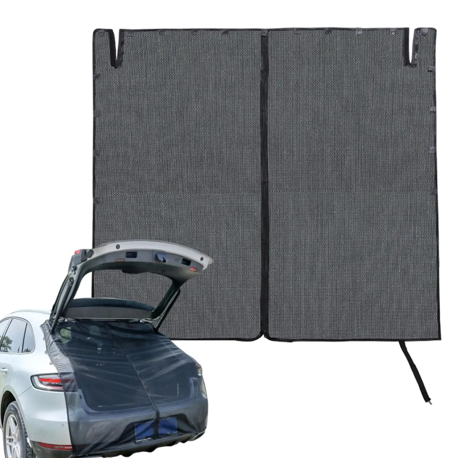 Red de puerta trasera para camión, parasol para puerta trasera de coche, red de ventilación para maletero, mosquitera para vehículo, remolque, RV, tienda de campaña al aire libre, viaje