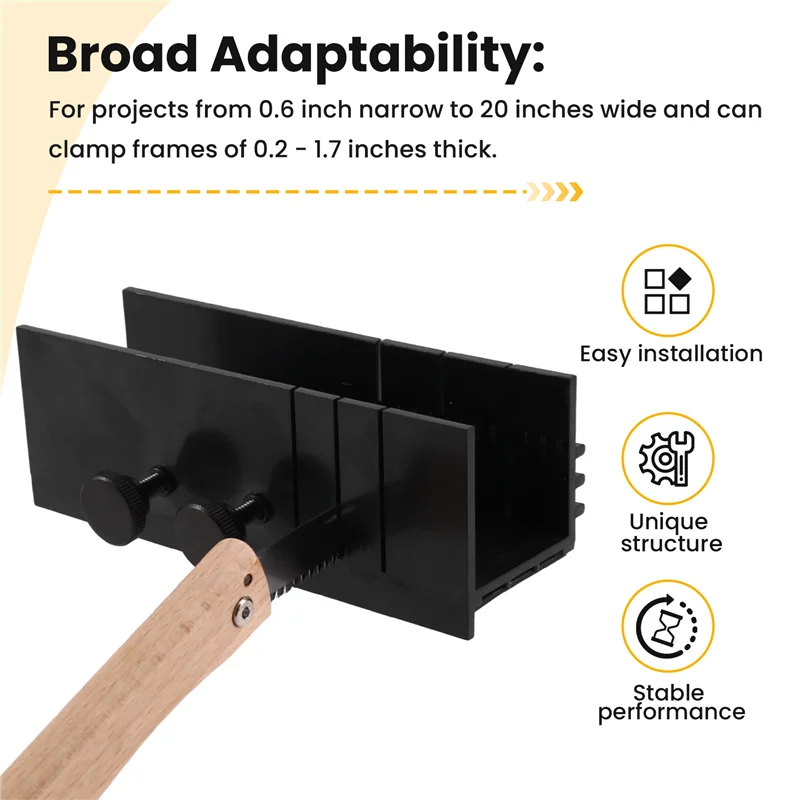 【OFF-SHELF】 أدوات منشار الطاولة، رقصة منزلق لطاولة التوجيه، قطع فتحات شرائح مختلفة، مثالية لإطارات الصور والصناديق الصغيرة #4
