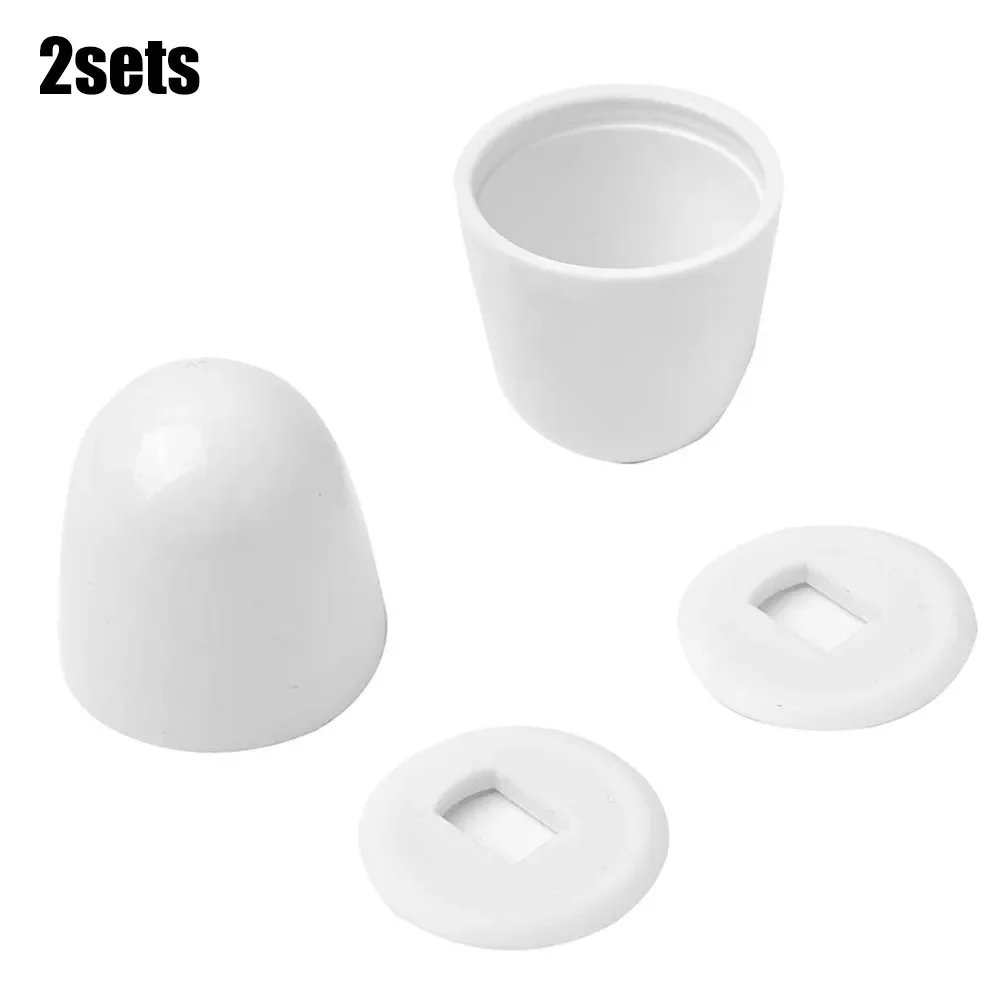 2 Pair Of Plastic Stinkpot Bolt Cover Toilet Anchor Screw Cap For Home Toilet  Accessories  Bathroom Fixture