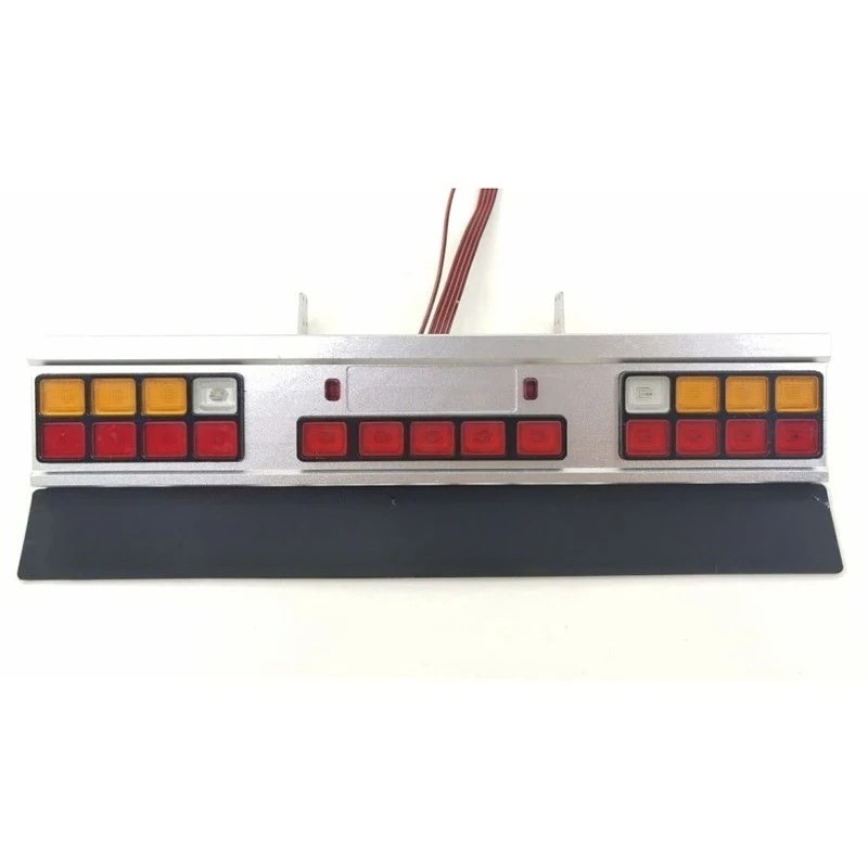 LED Simulatie Metalen Achterlicht Container Lamp voor 1/14 Tamiya RC Truck Auto Voor scania 770S Voor volvo FH16 Voor man