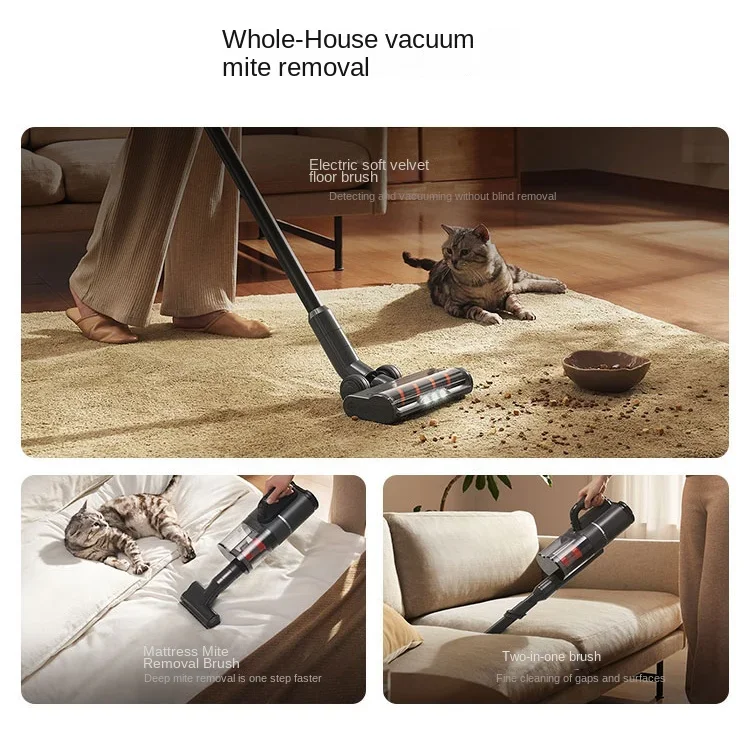 

Xiaomi Mijia Wireless Ground Machine 3Max Sweeping and Dragging Integrated Lying Flat, Drying, Vacuuming and Removing Mites