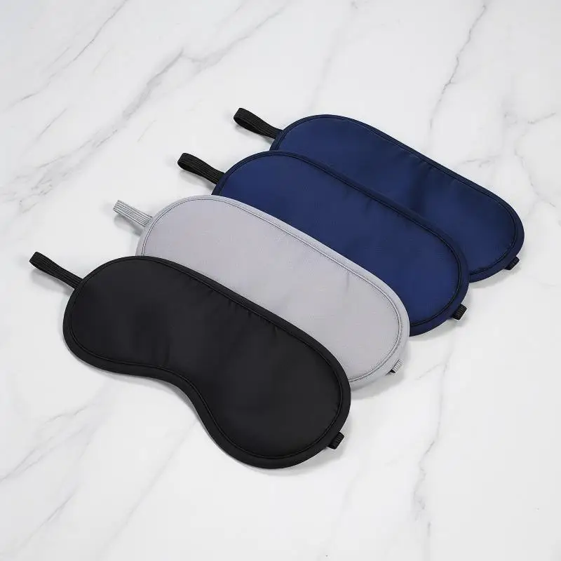 Multicolor Silky Sleep Eye Mask With Light Blocking Soft Elastic Strap For Travel Nap Home Rest