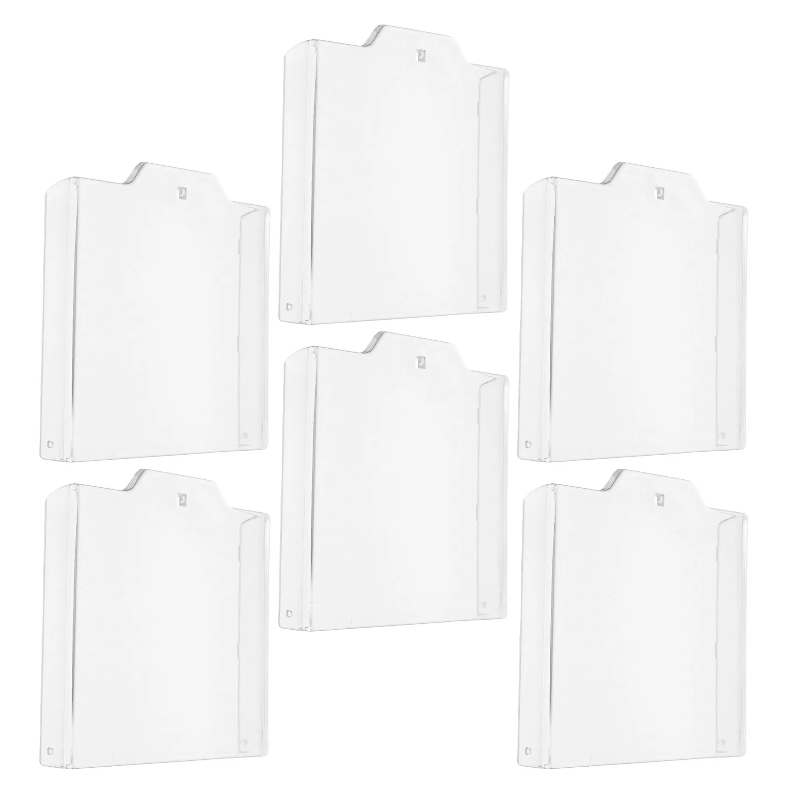 

6pcs Plastic Fire Alarm Covers Visual Inspection Manual Call Guard Fire Alarm Station Protective Cover Guard Alarm Flap Cover