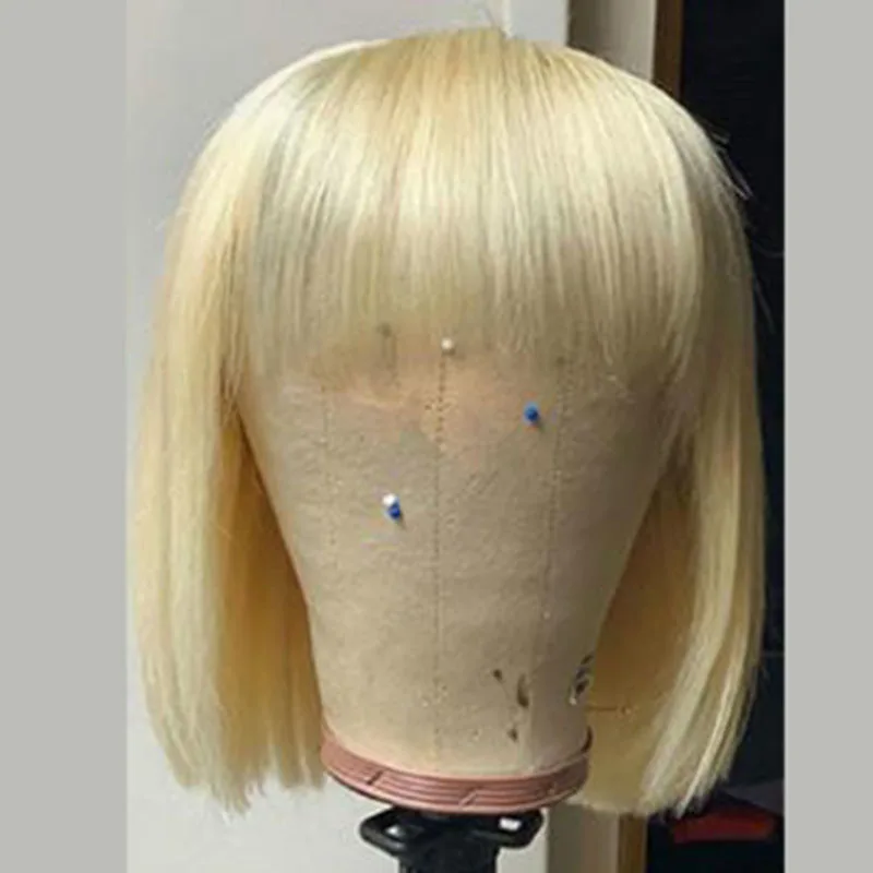 Convenient Styling Full Head Cover, Trendy Women's Bob Wig, Straight And Natural Short Hair