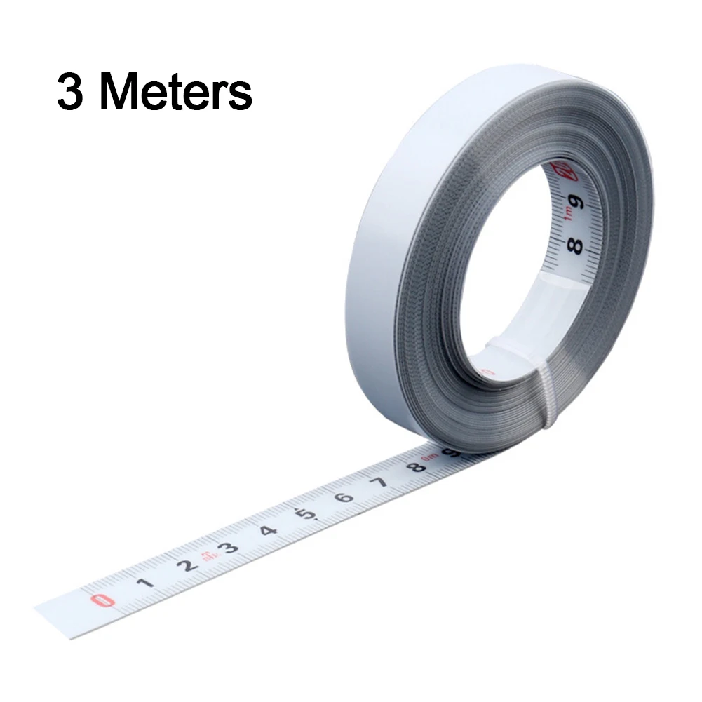 3 Meter Tape Measure For Workbench Machine Desktop Wall Middle-part Tape Measure Self-adhesive Ruler