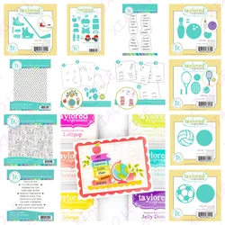 Team Spirit Back to School Stamps And Dies New Arrival 2025 Scrapbook Diary Decoration Stencil Embossing Template Diy Card