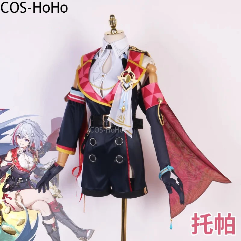 COS-HoHo Honkai: Star Rail Topaz Game Suit Gorgeous Sweet Lovely Cosplay Costume Halloween Party Role Play Outfit Women