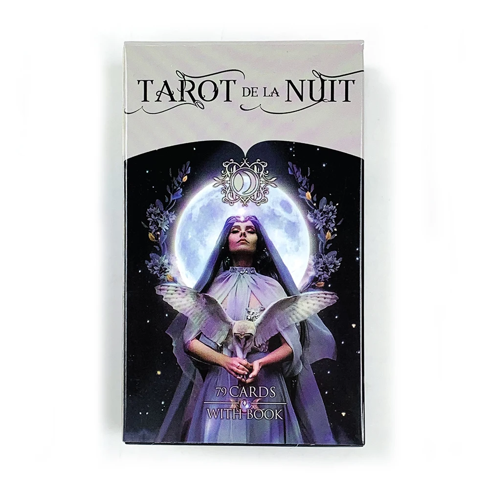 Tarot De La Nuit Cards Family Leisure Party Friends' Gathering Board Game, Ideal For Divination Meditation & Party Games