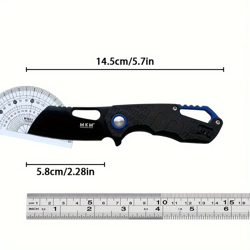 MKM F0332 Camping Jackknife Nylon Fiber Handle Fishing Tool Knife EDC Survival Folding Knife Portable Multitools 8Cr13Mov Blade