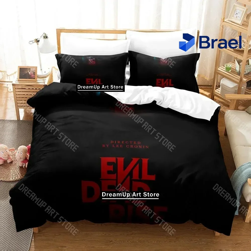 Exquisite 3D Print Evil Dead Rise Bedding Set Single Twin Full Queen King Size Bed Set Adult Kid Bedroom Duvetcover Sets