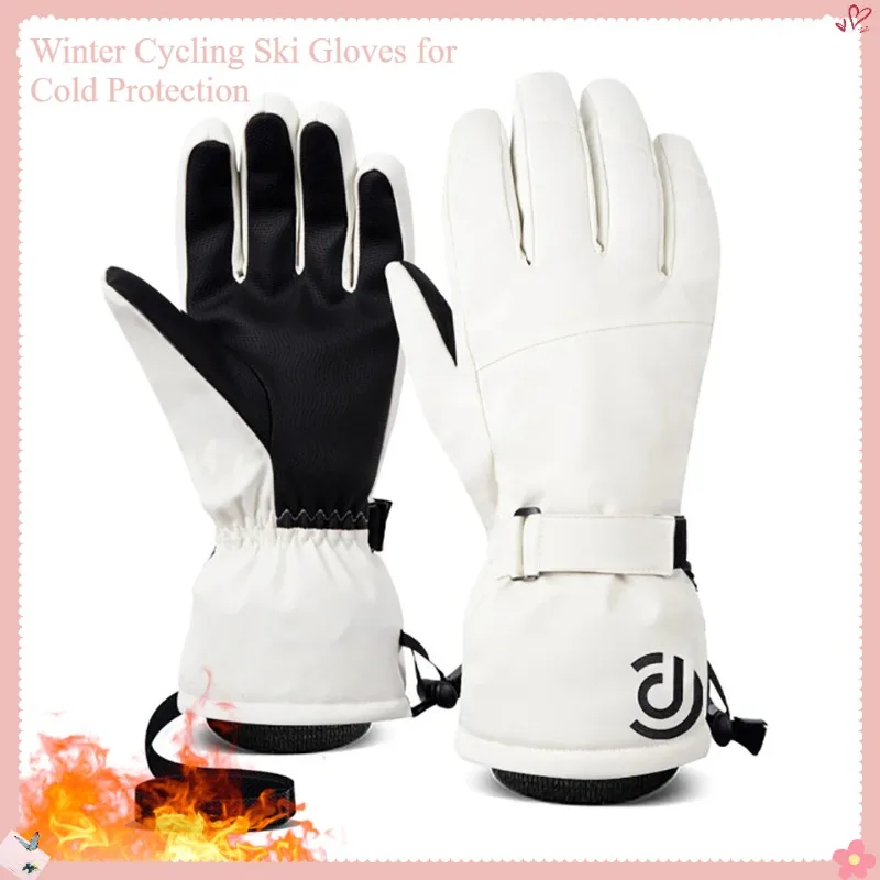 

Winter Warmth Outdoor Cycling Gloves Windproof Waterproof Motorcycle Riding Ski Gloves Unisex