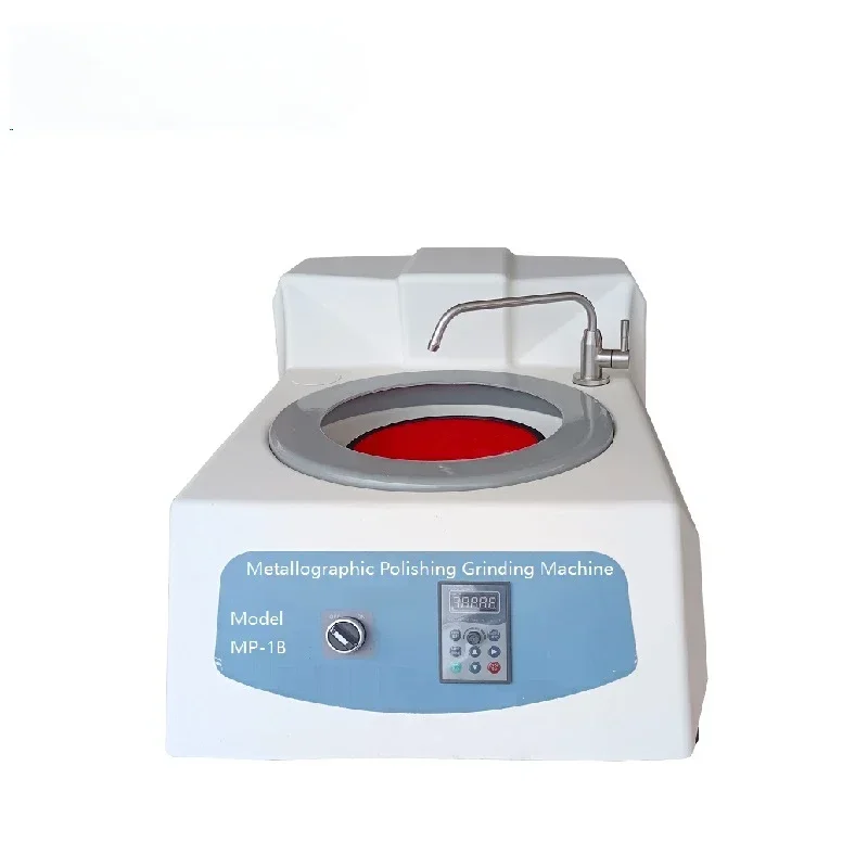 Desktop grinder polisher with Flannel and sandpaper Stepless speed metallographic sample grinding polishing machine