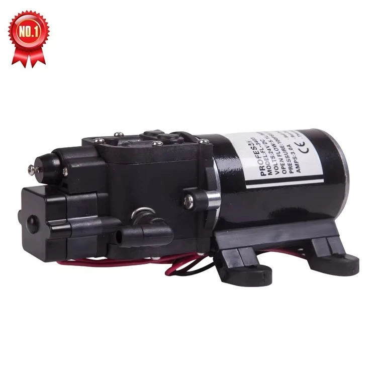 Supplier FL-3403 24V DC 5.1LPM 100PSI Self Priming Port  le Mini High Water Pressure Pump for Boat RV Yacht