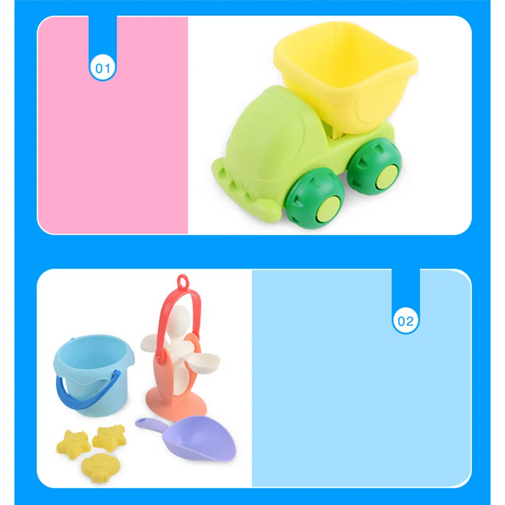 11pcs-beach-tools-sand-molds-set-colorful-safe-educational-playthings-for-kids-children-seaside-pool-sandcastle-gift