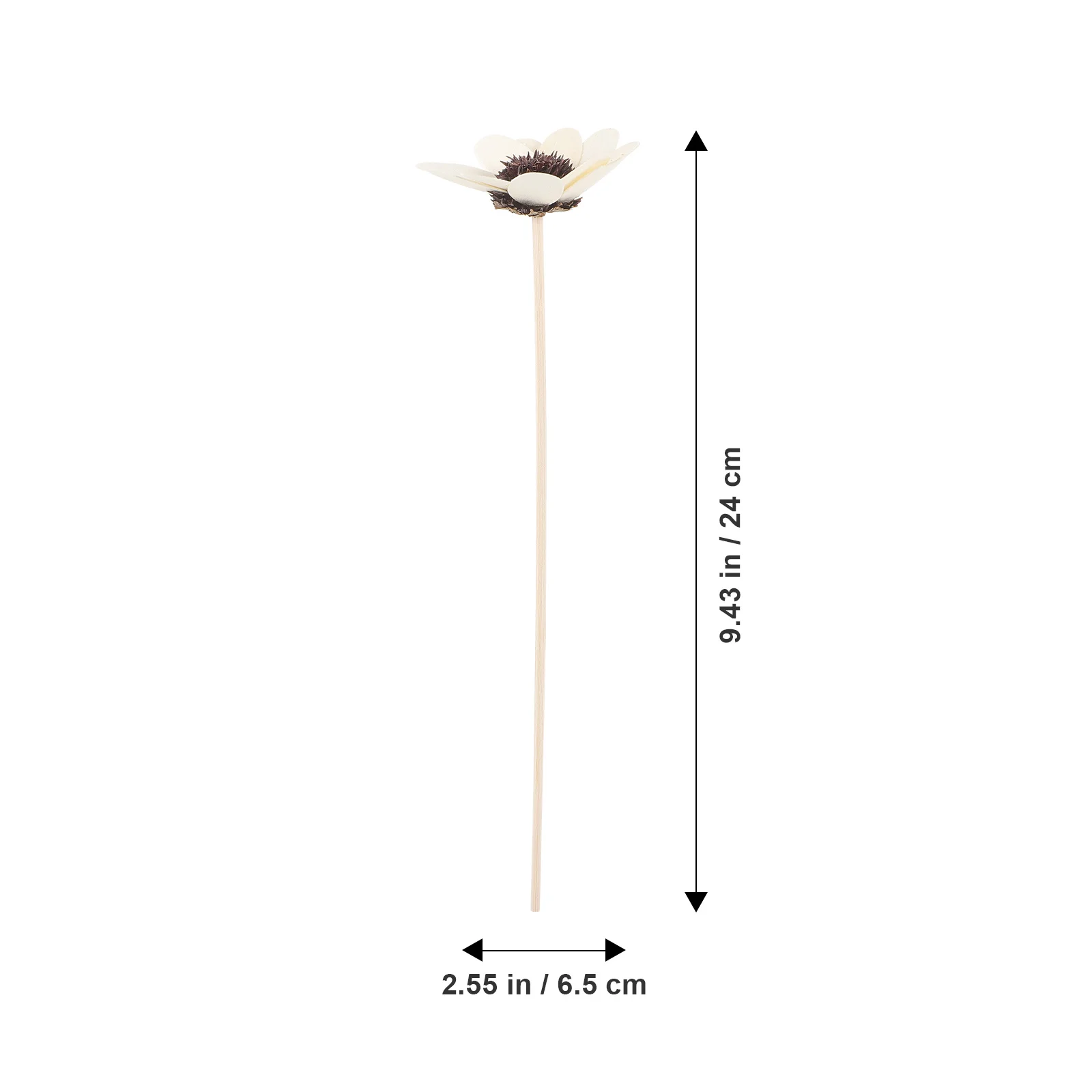 

4Pcs Aroma Diffuser Sticks Refined Beautiful Flower Top Design Perfect for Wedding Aromatherapy Home Decor Diffuser Sticks