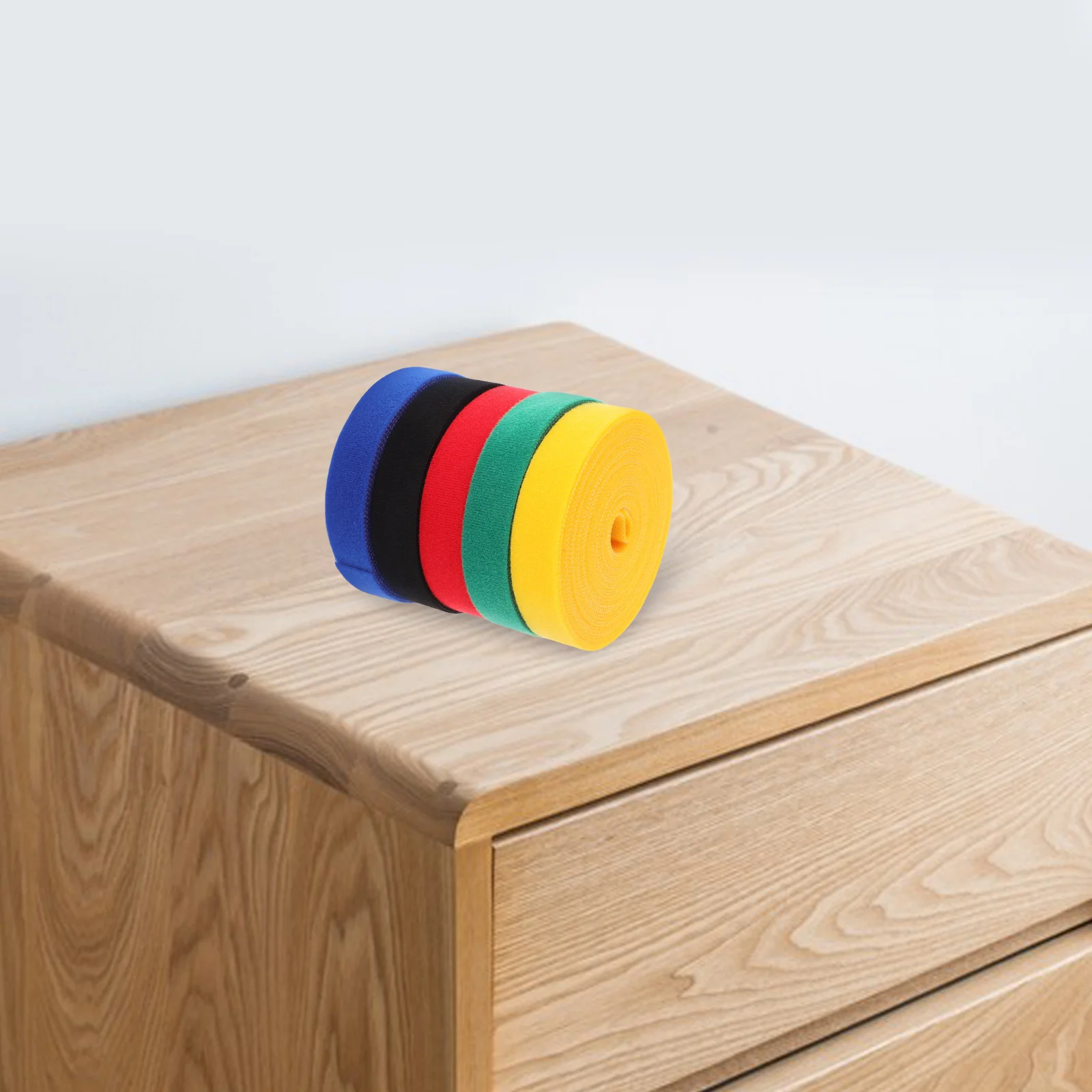 

5Pcs Nylon Carpet Marking Strips Colorful Reusable Cable Ties Classroom Tape Cord Organizer Fastening Bands for Cable Management