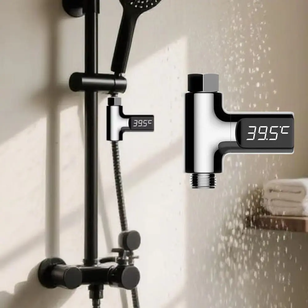 

Светодиодный дисплей, монитор температуры воды, гидромассажная ванна, измеритель температуры для купания, смесители для душа из АБС-пластика с автономным питанием, ванная комната