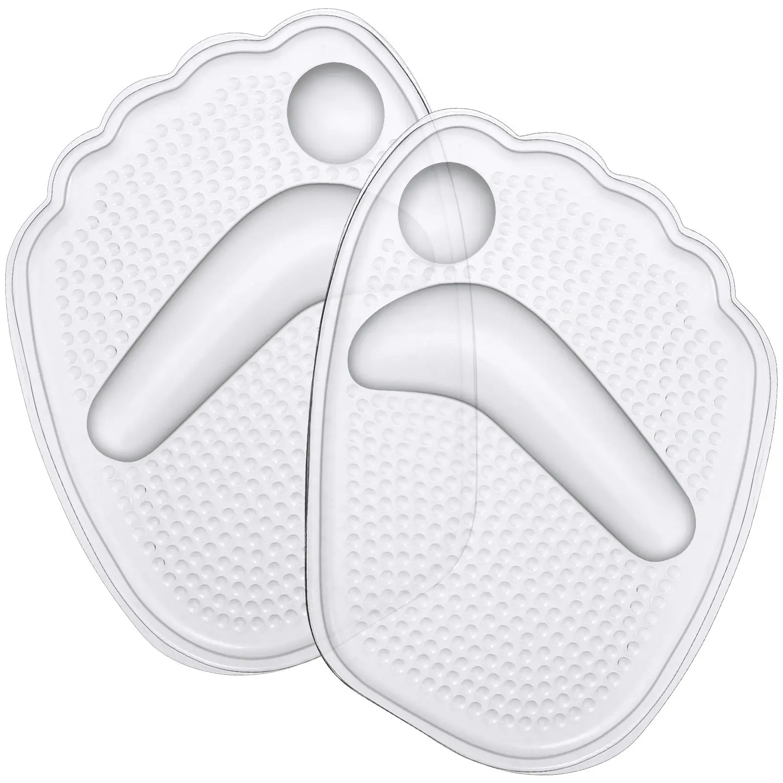 3 Pairs Silicone Forefoot Cushion Pads for High Heels – Non-Slip Shoe Inserts with Shock Absorption & Arch Support