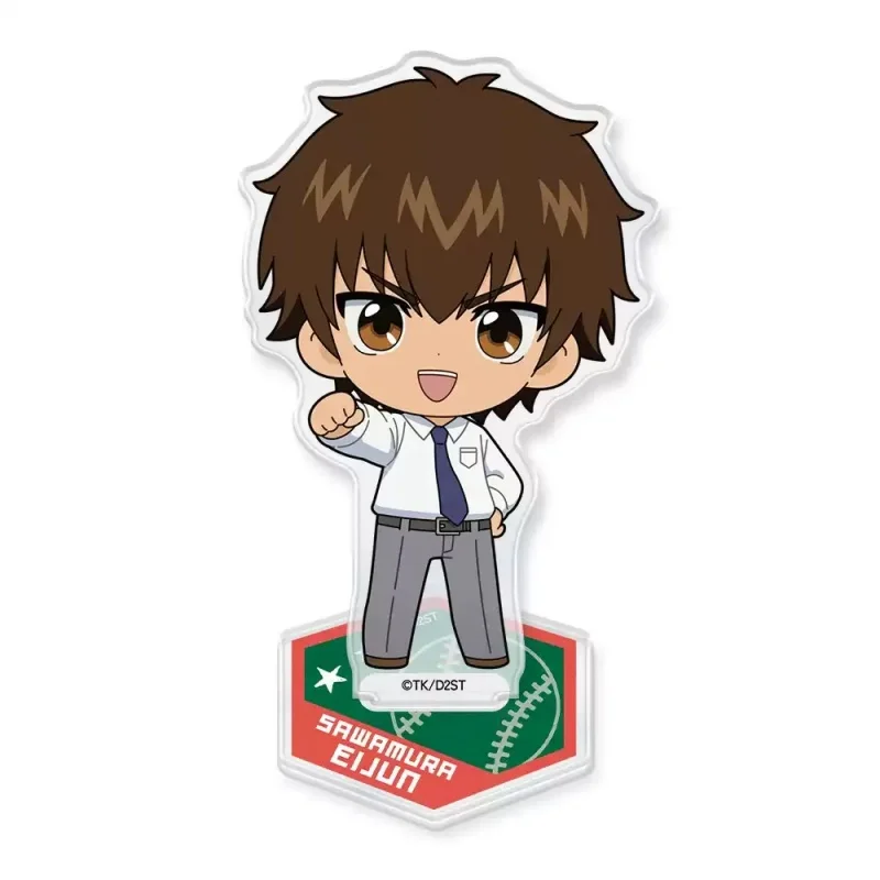 15cm Anime Ace Of Diamond Acrylic Stand Model Bookshelf Decoration Products High Definition Images Bookshelf Decoration Keychain