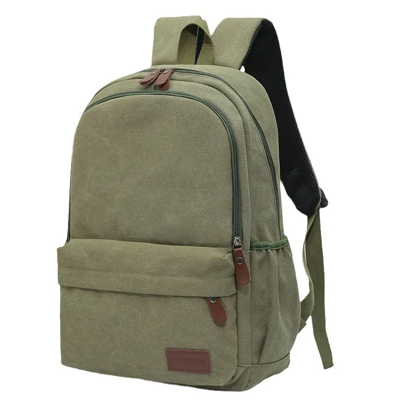 

Мужской простой рюкзак для отдыха и поездок на работу, школьный холщовый рюкзак большой емкости, унисекс, уличный дорожный рюкзак для ноутбука