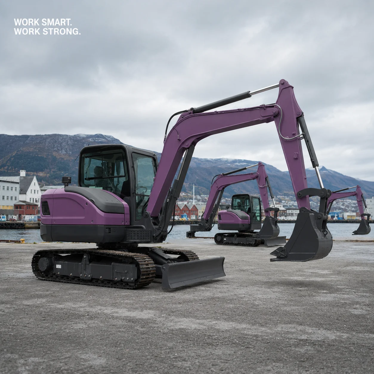 Crawler Digger Excavator 3.83m Digging Depth with Dual Speed Travel for Road Construction