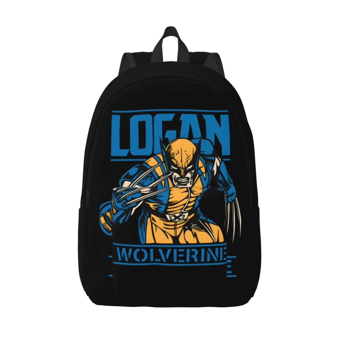 Multi-Function Wolverine Storage Bag For Work Office Retro Washable Deadpool And Wolverine Students Schoolbag Birthday Gift