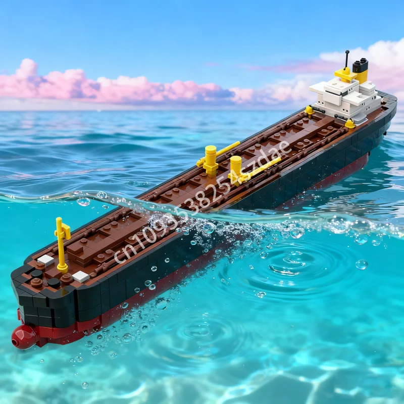 

992pcs MOC Bulk Container M V Derbyshire Boated Model Building Blocks Construction DIY Idea Education Christmas Gifts Toy Brick