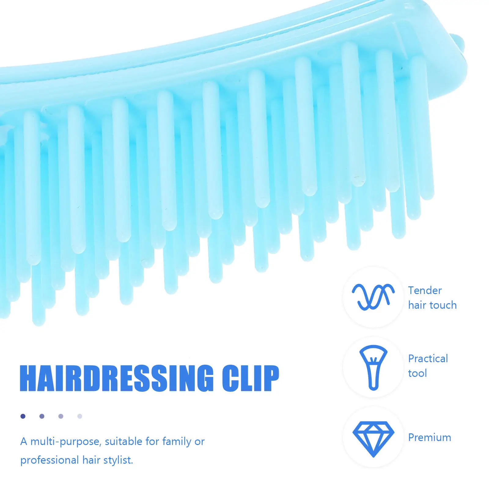 

2 шт. профессиональные парикмахерские зажимы для разделения прядей, для использования в салонах и дома, многофункциональный инструмент для укладки, окрашивания и стрижки