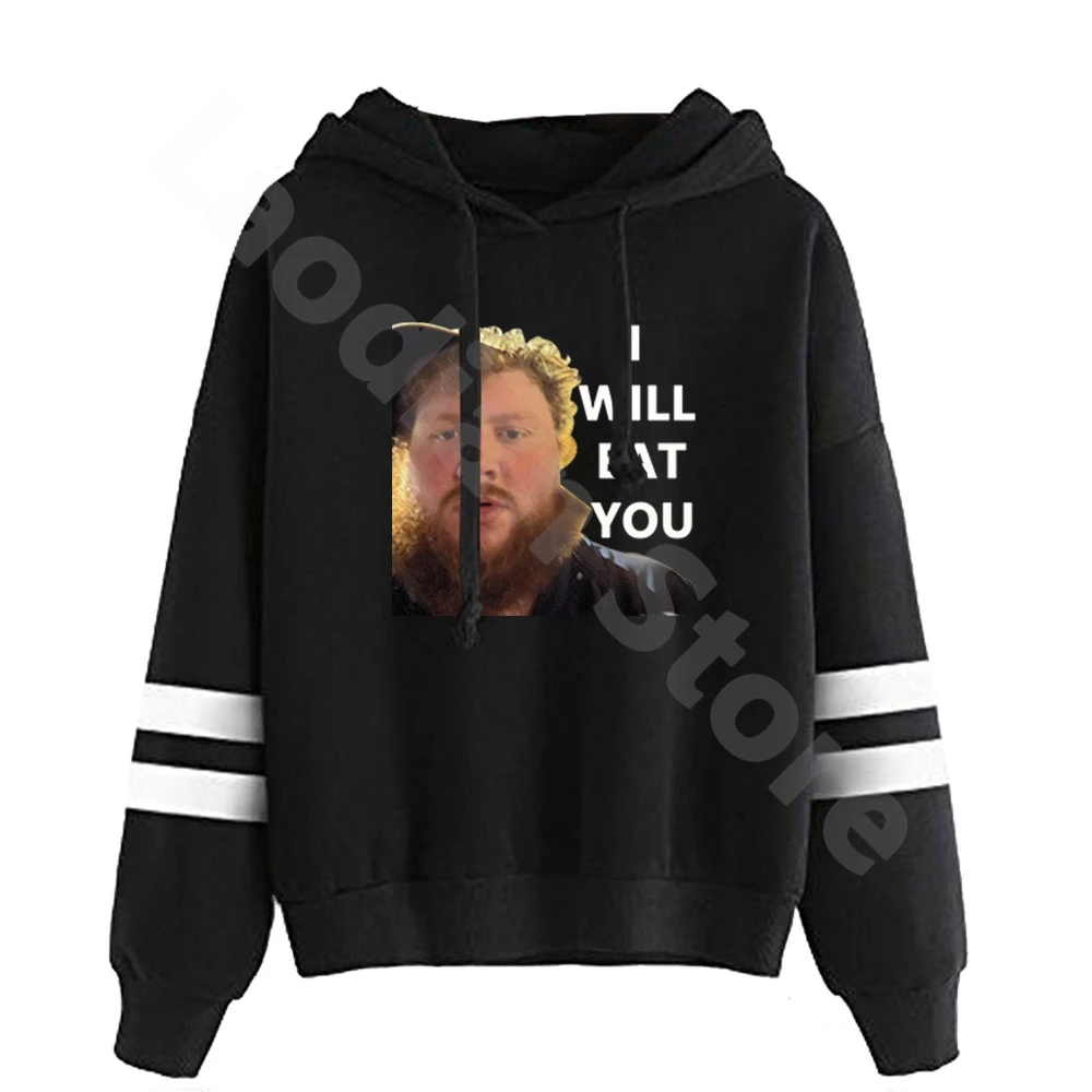 Caseoh I Will Eat You Pullovers Hoodies Unisex Clothes Hip Hop Pocketless Sweatshirts Unique Cothing Fashion Casual Trucksuit