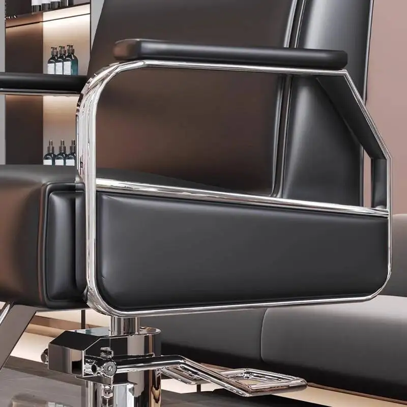 كراسي حلاقة رائعة وحديثة كلاسيكية أوروبية ساحرة كراسي صالون عصرية متعددة الاستخدامات أثاث صالون Bancos Con Ruedas #2