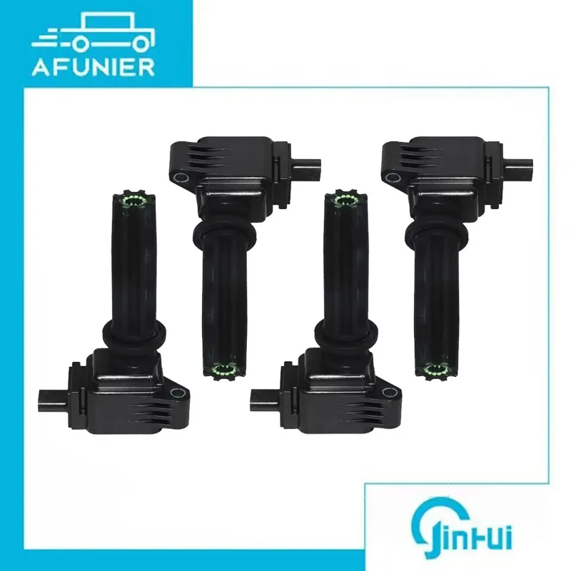 4Pcs Ignition Coil For Jaguar XE XF F-Pace XFJ XJL 2.0T 2.3T L4 OE No.:UF670,CM5E12366BC,CM5E12A366BB