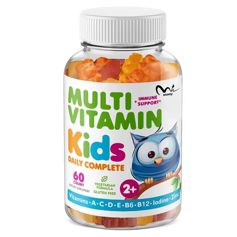

14 basic vitamins daily supplements for children's multivitamin gummies, including vitamins A, C, D, E, B6 and B12, and zinc