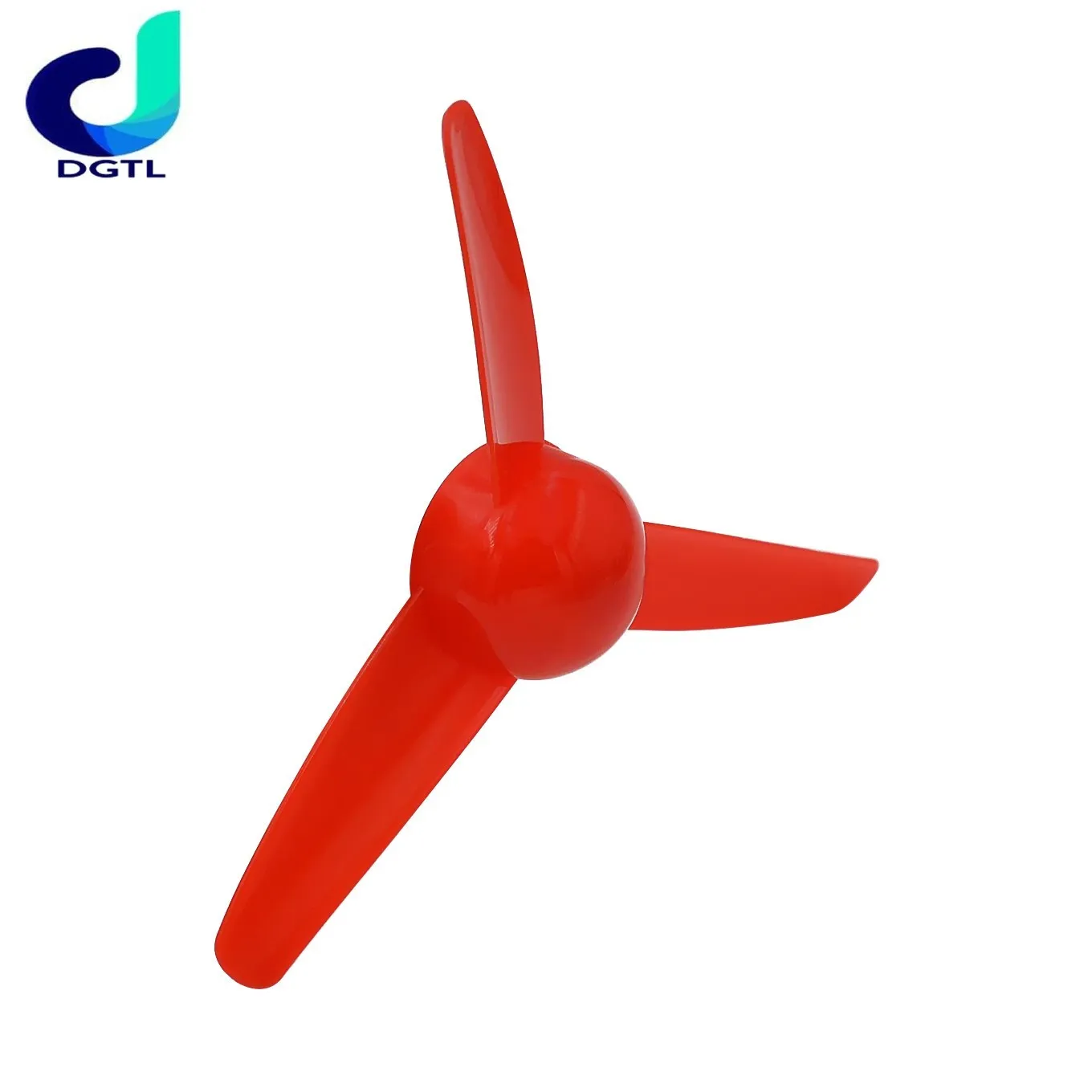 Three Leaf Paddle Model Making Technology, Air Paddle Power Acessórios, 2mm Hole, 80mm, Color