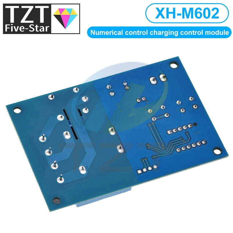 Imagem -06 - Controle Digital Bateria Módulo de Controle de Carregamento ac 220v Carregador de Bateria de Armazenamento de Lítio Interruptor de Controle Proteção Board Xh-m602