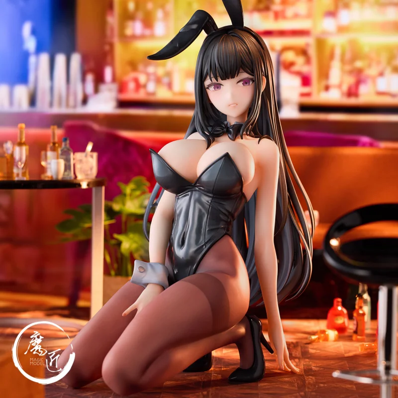 

Коллекционная фигурка KAWA DESIGN: Оригинальная аниме-модель Fina Bunny Girl, масштаб 1/4, премиум-класс, 30 см, увеличенная модель, подарок для мальчиков